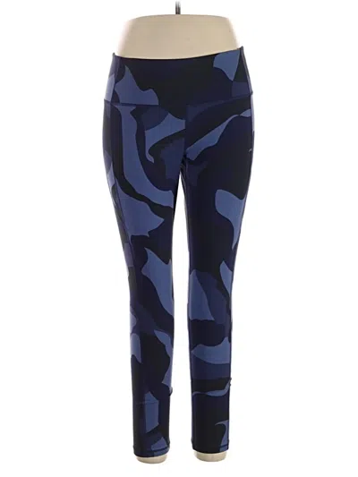 Pre-owned Under Armour Active Pants In Blue