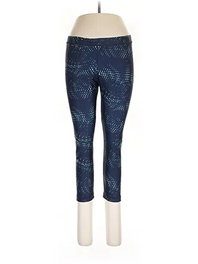 Pre-owned Under Armour Active Pants In Blue