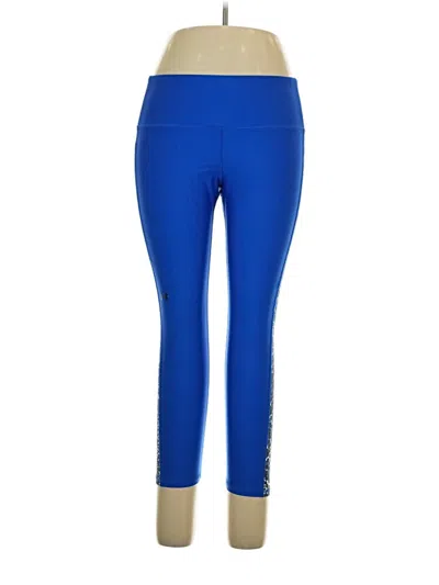 Pre-owned Under Armour Active Pants In Blue