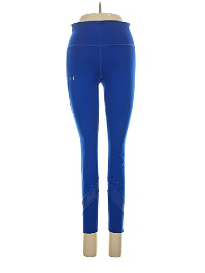 Pre-owned Under Armour Active Pants In Blue