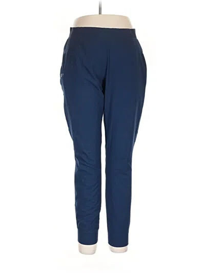 Pre-owned Under Armour Active Pants In Blue