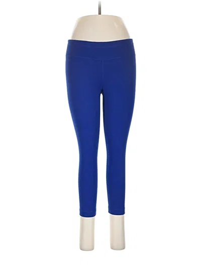 Pre-owned Under Armour Active Pants In Blue