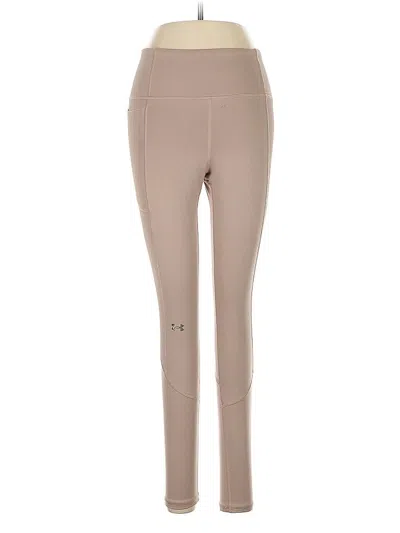 Pre-owned Under Armour Active Pants In Brown