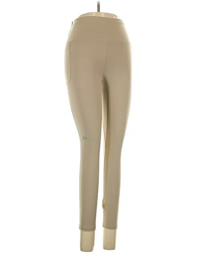 Pre-owned Under Armour Active Pants In Brown
