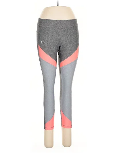 Pre-owned Under Armour Active Pants In Gray