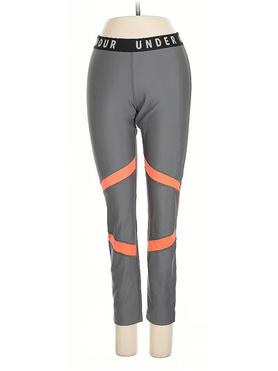 Pre-owned Under Armour Active Pants In Gray
