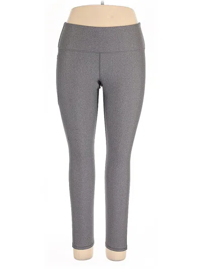 Pre-owned Under Armour Active Pants In Gray