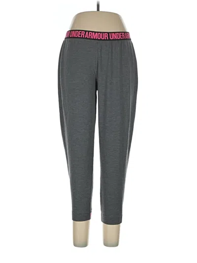 Pre-owned Under Armour Active Pants In Gray