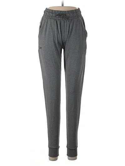 Pre-owned Under Armour Active Pants In Gray