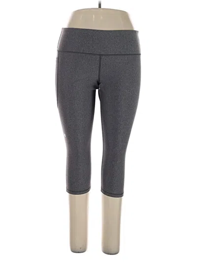 Pre-owned Under Armour Active Pants In Gray