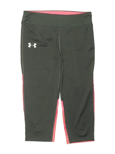 Pre-owned Under Armour Kids' Active Pants In Green