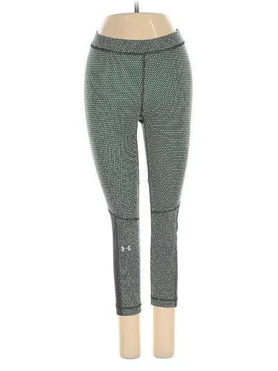 Pre-owned Under Armour Active Pants In Green