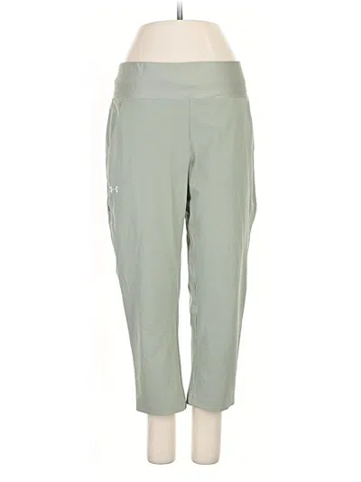 Pre-owned Under Armour Active Pants In Green