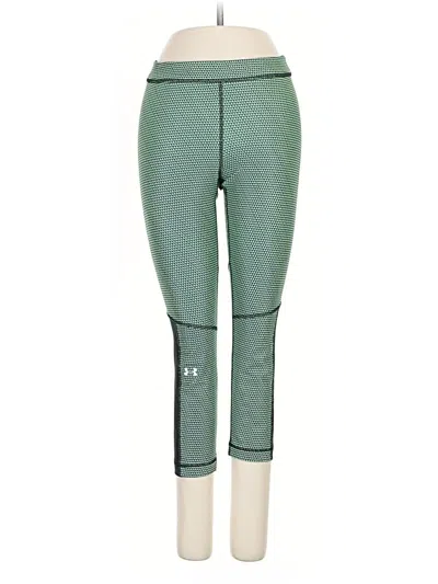 Pre-owned Under Armour Active Pants In Green