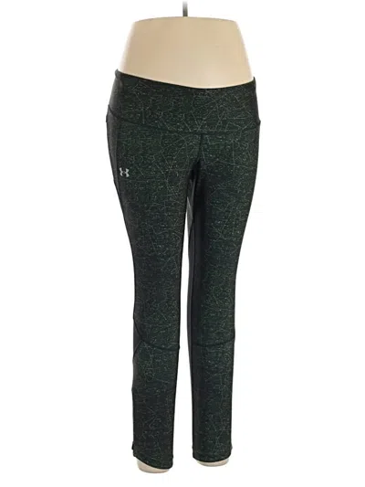 Pre-owned Under Armour Active Pants In Green