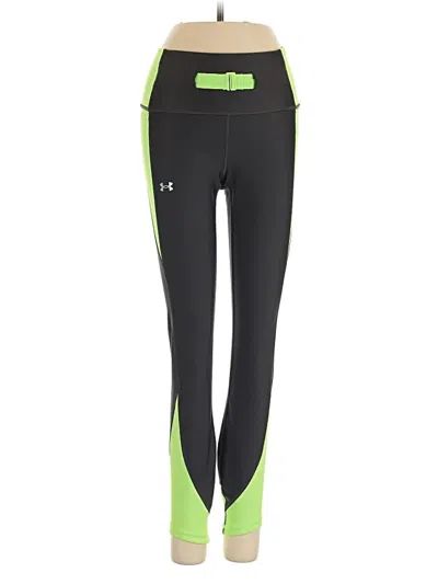 Pre-owned Under Armour Active Pants In Green