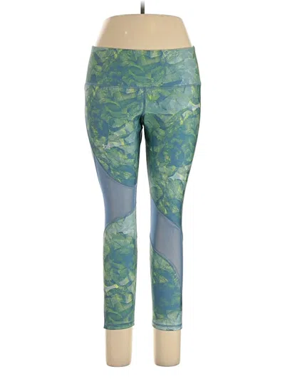 Pre-owned Under Armour Active Pants In Green