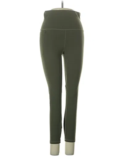 Pre-owned Under Armour Active Pants In Green