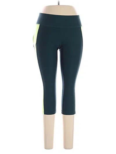 Pre-owned Under Armour Active Pants In Green