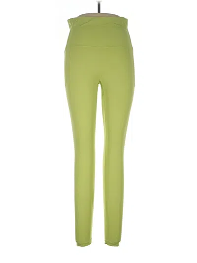 Pre-owned Under Armour Active Pants In Green