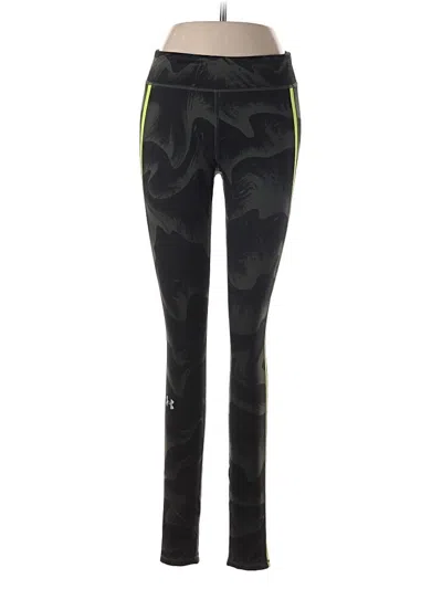 Pre-owned Under Armour Active Pants In Green