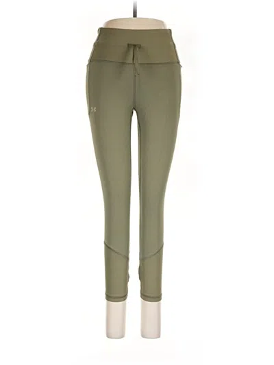 Pre-owned Under Armour Active Pants In Green