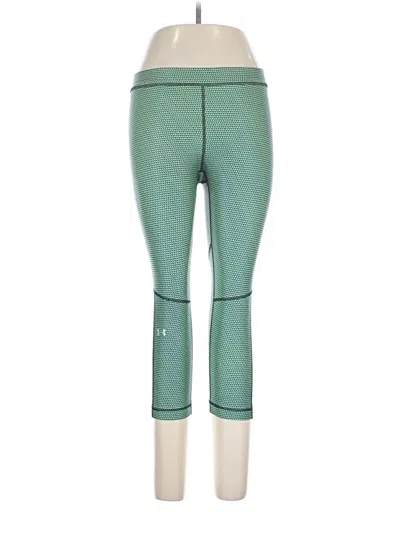 Pre-owned Under Armour Active Pants In Green