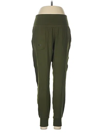 Pre-owned Under Armour Active Pants In Green