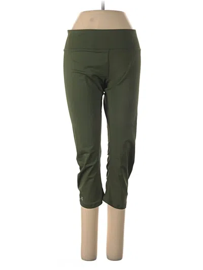 Pre-owned Under Armour Active Pants In Green