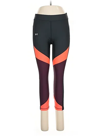 Pre-owned Under Armour Active Pants In Orange