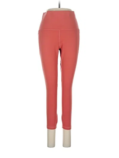 Pre-owned Under Armour Active Pants In Orange