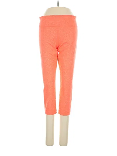 Pre-owned Under Armour Active Pants In Orange
