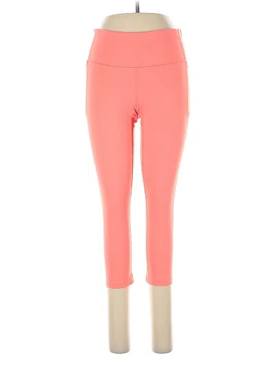 Pre-owned Under Armour Active Pants In Pink