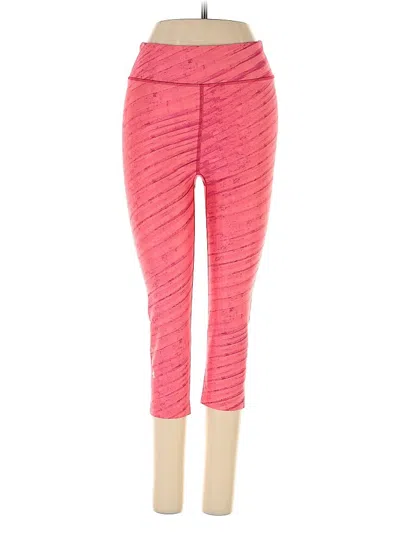 Pre-owned Under Armour Active Pants In Pink