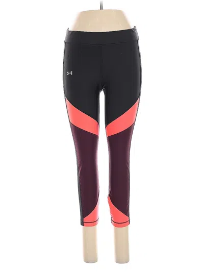 Pre-owned Under Armour Active Pants In Pink