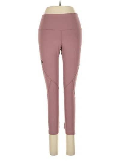 Pre-owned Under Armour Active Pants In Pink