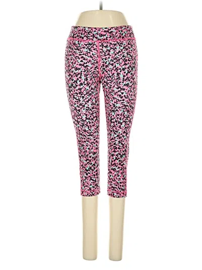 Pre-owned Under Armour Active Pants In Pink