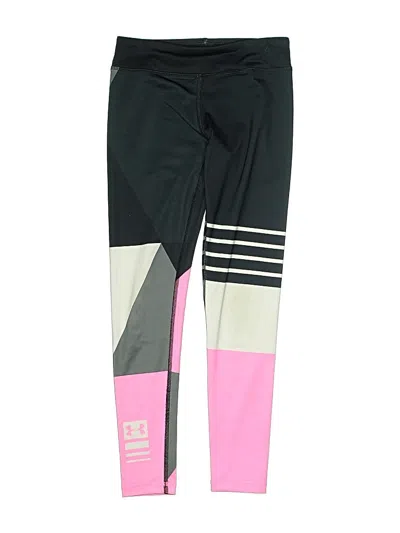 Pre-owned Under Armour Kids' Active Pants In Pink
