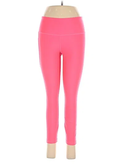 Pre-owned Under Armour Active Pants In Pink