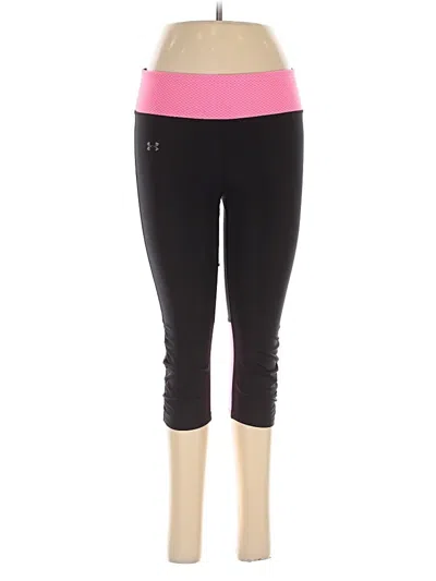 Pre-owned Under Armour Active Pants In Pink