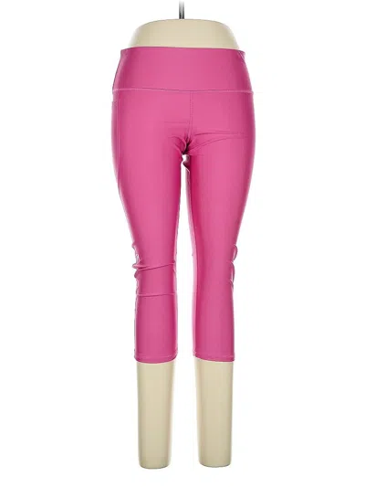 Pre-owned Under Armour Active Pants In Pink