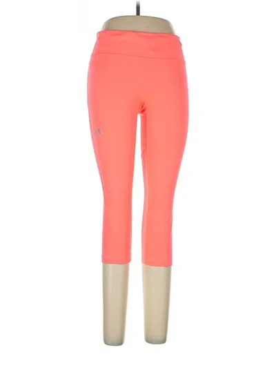 Pre-owned Under Armour Active Pants In Pink