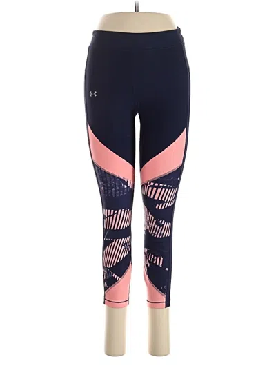Pre-owned Under Armour Active Pants In Pink