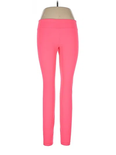 Pre-owned Under Armour Active Pants In Pink