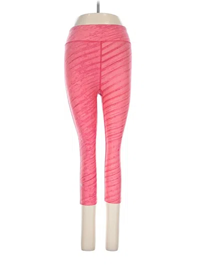 Pre-owned Under Armour Active Pants In Pink
