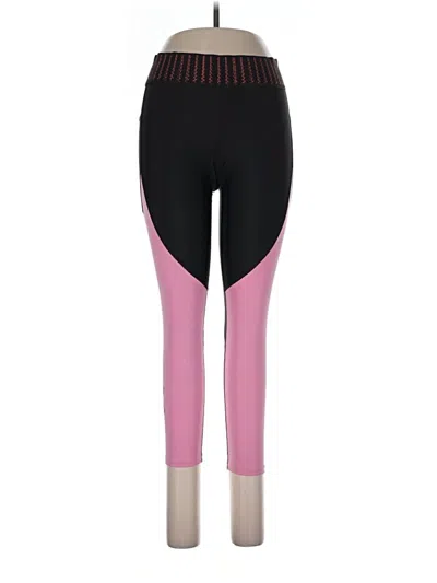 Pre-owned Under Armour Active Pants In Pink
