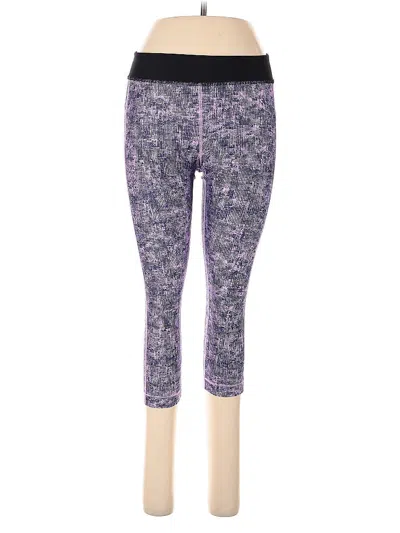 Pre-owned Under Armour Active Pants In Purple