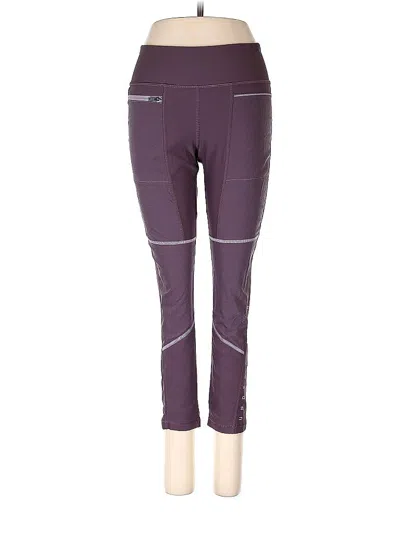 Pre-owned Under Armour Active Pants In Purple