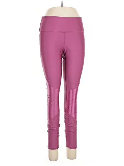 Pre-owned Under Armour Active Pants In Purple