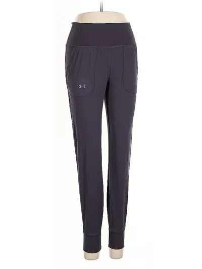 Pre-owned Under Armour Active Pants In Purple